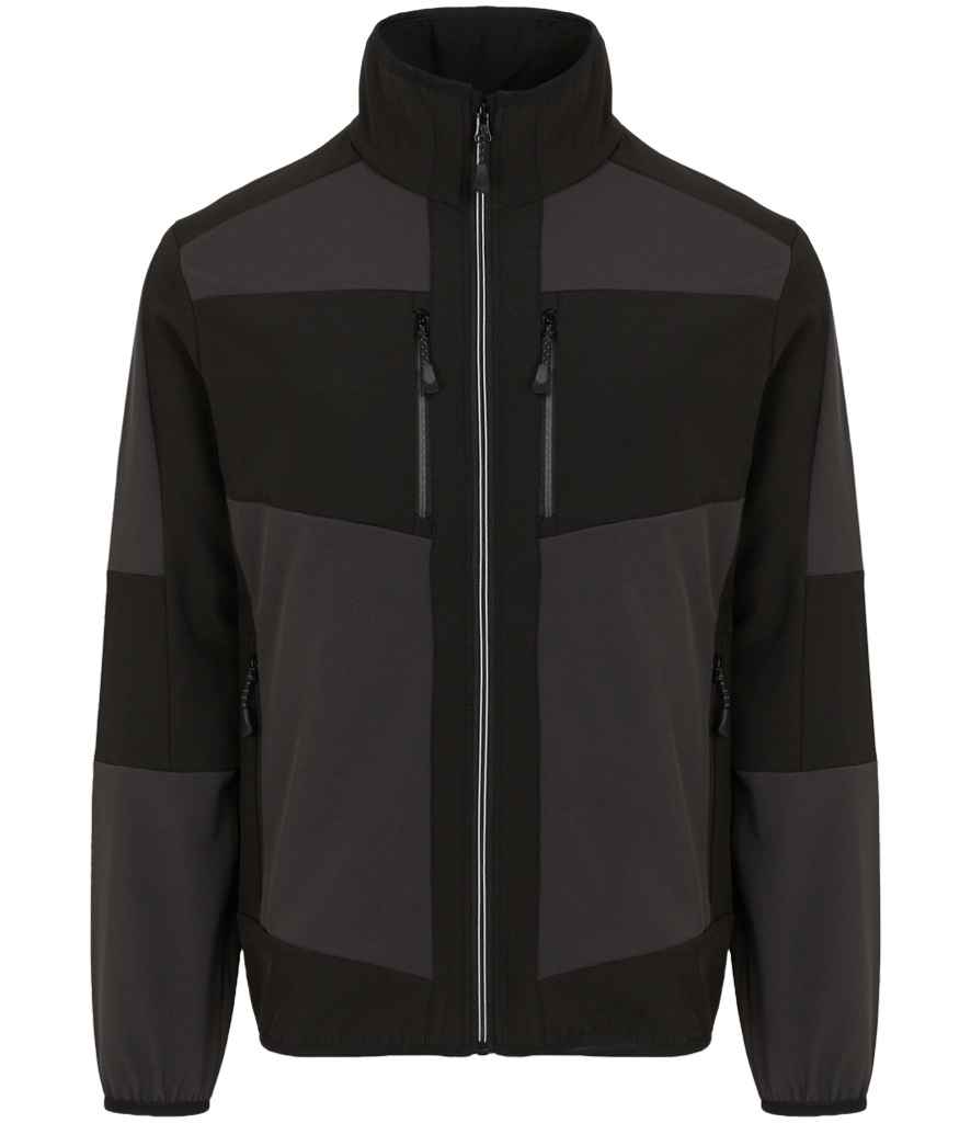 Regatta E-Volve Two Layer Soft Shell Jacket - Ash/Black